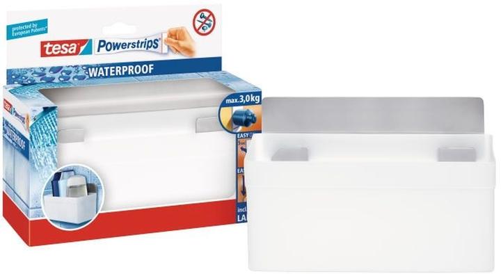 Produktbild tesa Powerstrips Waterproof Duschregal (18.5 x 11 x 20 cm)