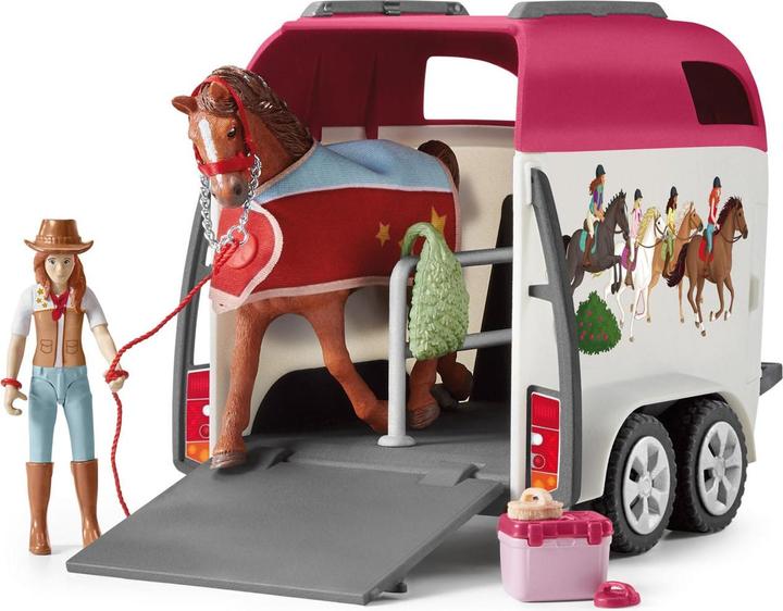 Immagine prodotto Schleich Avventura con auto e rimorchio per cavalli