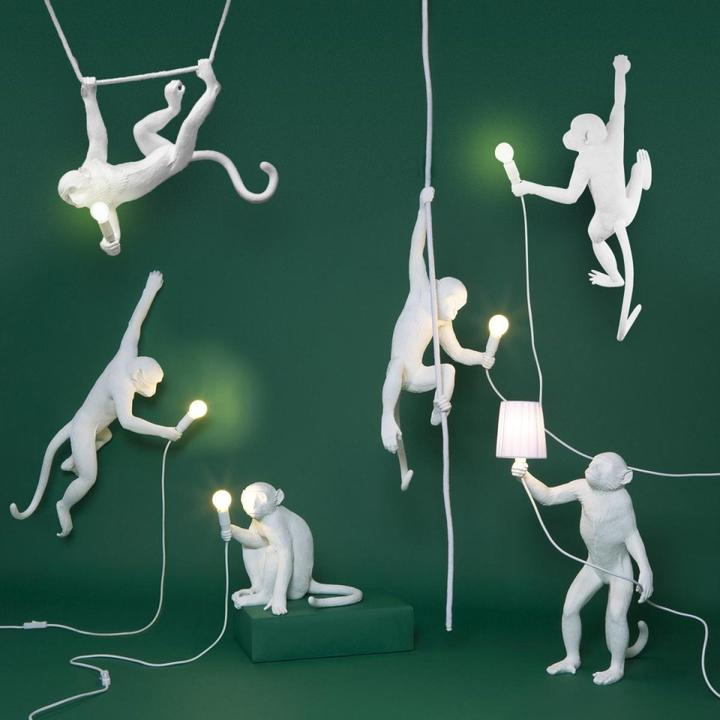 Actual product image Seletti Monkey Lamp White Led Light (120 lm, E14)