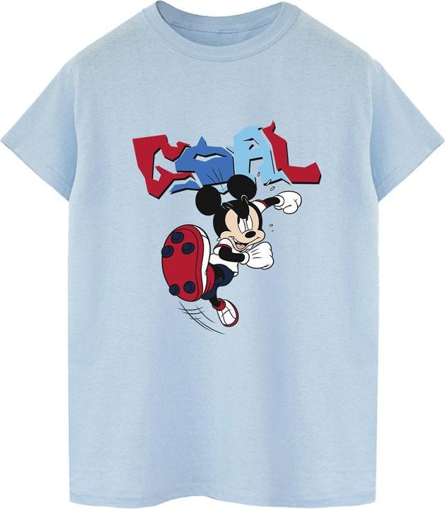 Actual product image Disney Mens Mickey Mouse Goal Striker Pose T-Shirt (S)