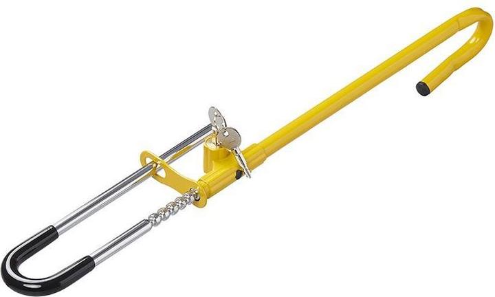 Produktbild ProPlus Pedal Lenkradkralle für Bremspedal mit zwei Schlüsseln