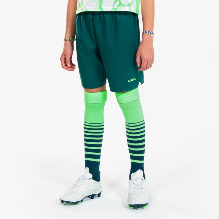Produktbild Kipsta Girls' Football Shorts Viralto - Green (8, 9, 10)
