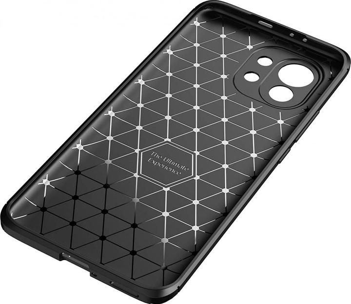 Actual product image Screenguard Xiaomi Mi 11 Hull Carbon Design TPU Case (Xiaomi Mi 11i)
