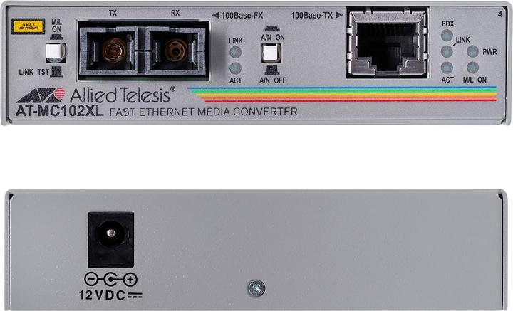Produktbild Allied Telesis Allied Telesyn AT-MC102XL, 100TX to 100FX (SC) (Media Konverter)