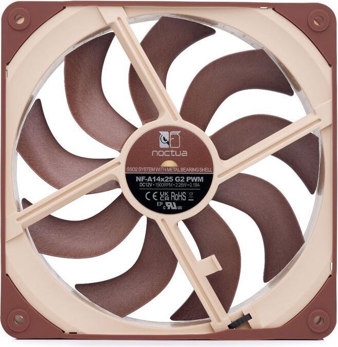 Actual product image Noctua NF-A14x25 G2 PWM (140 mm, 1 x)