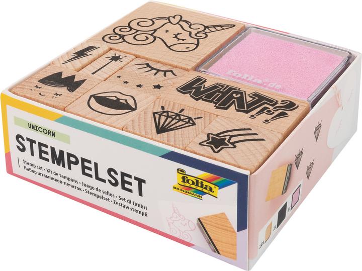 Actual product image Folia Stamp set Unicorn