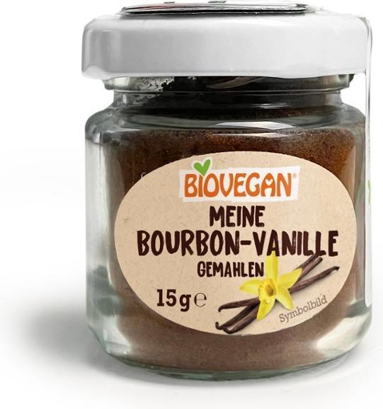 Actual product image Biovegan Bourbon vanilla ground in jar organic (15 g)