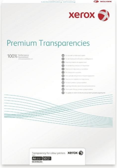 Produktbild Xerox Klarsichtfolie 003R98220 DIN A4 transparent 50 Bl./Pack. (A4)