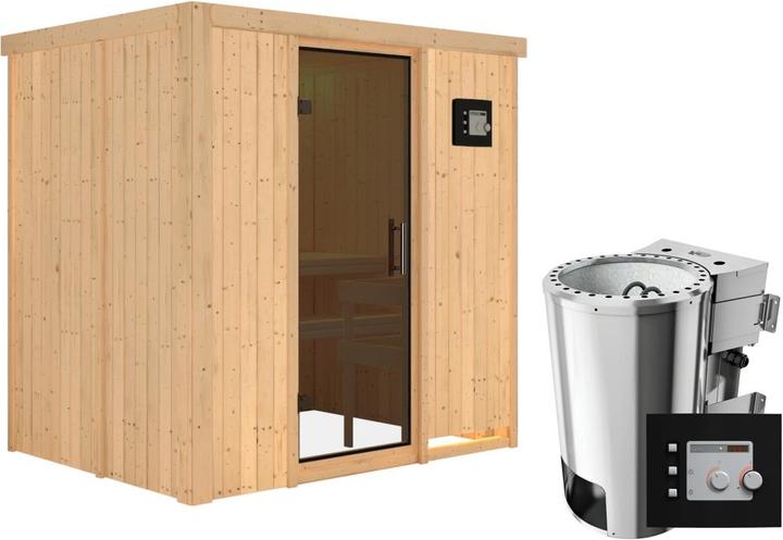 Actual product image Karibu Fanja without roof rim (Plug & Play 3,6 KW - Bio external control)