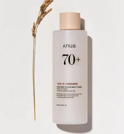 Actual product image Anua Rice 70 + Ceramide (Tonic water, 250 ml)