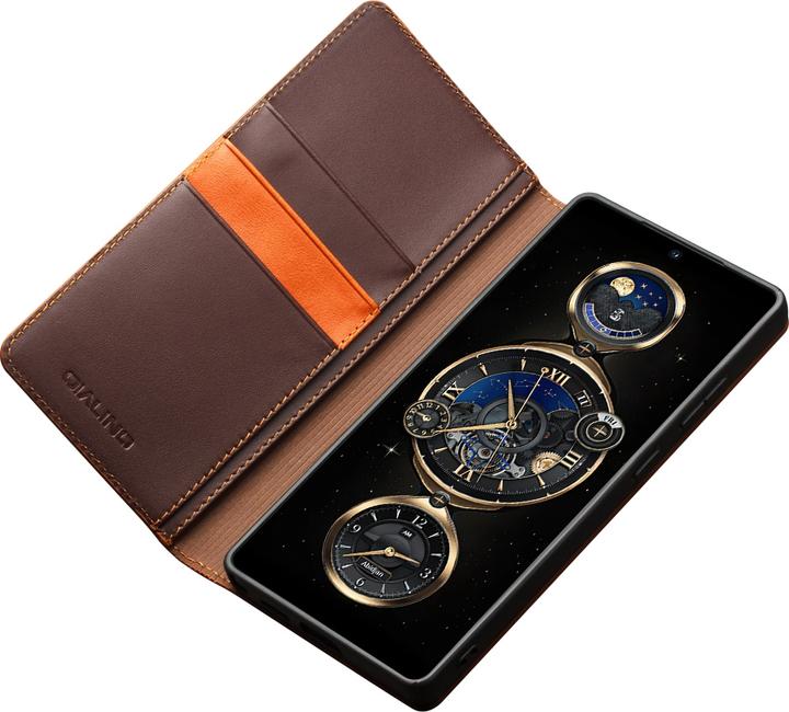 Produktbild QiAlino Hülle Flip Matt Wallet (Samsung Galaxy S25 Ultra)