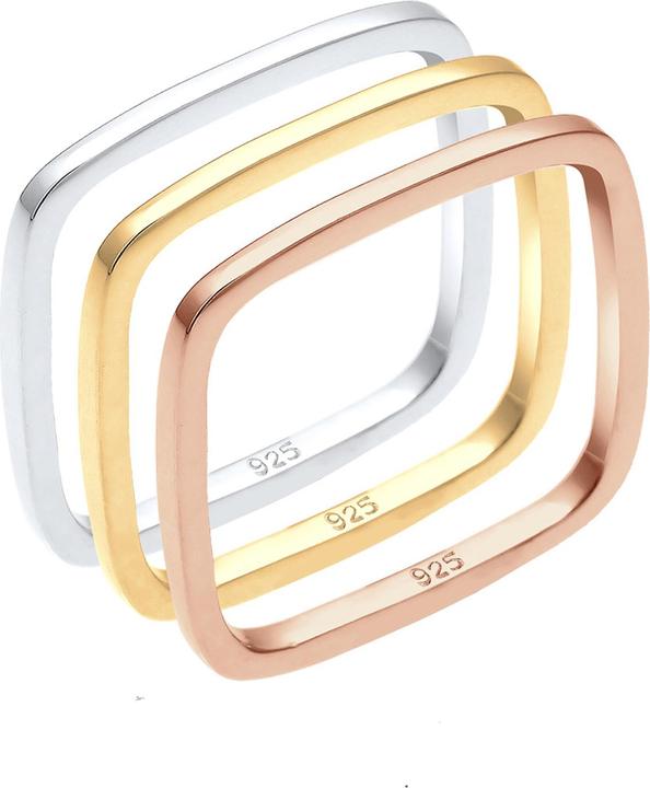 Actual product image Elli Geo, Ring Set (56, 925 Silver)