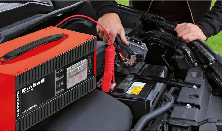 Actual product image Einhell Automatic battery charger (12V, 5 A)