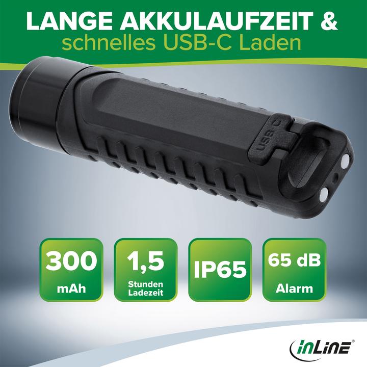 Produktbild InLine ® KeyFinder, smarter Schlüsselanhänger mit LED-Licht, 300mAh, IPX65