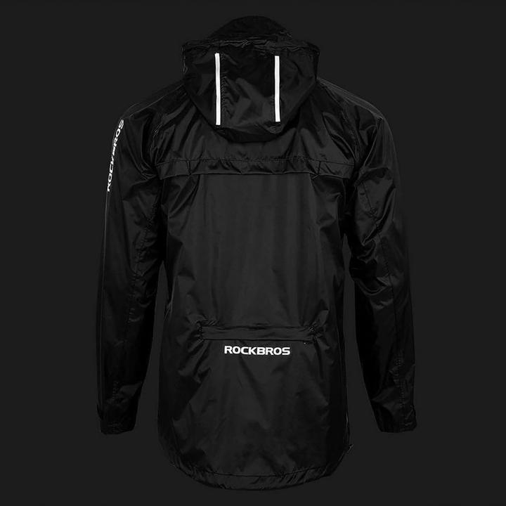 Produktbild Rockbros YPY013BK2XL Rain Jacket Breathable Windproof XXL - Black (XXL)