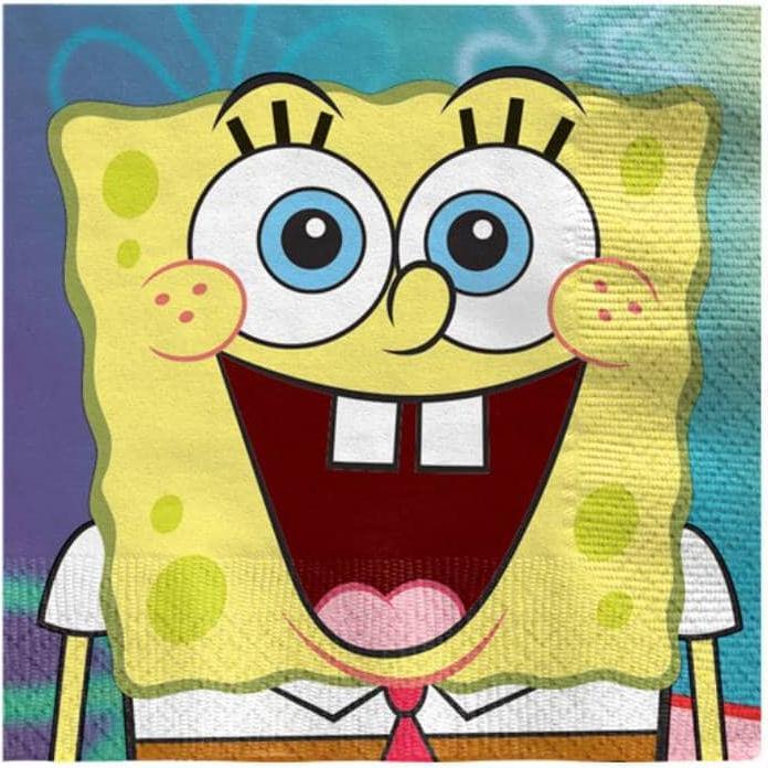 Image du produit Amscan SpongeBob (16 x, 33 x 33 cm)