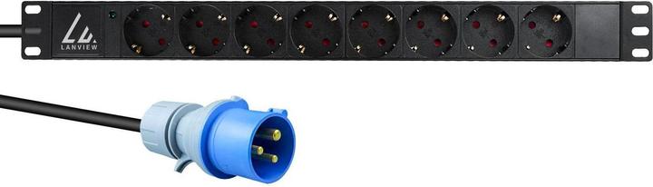 Produktbild Lanview 19" rack mount power strip