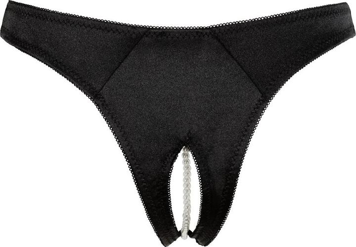 Produktbild Cottelli Collection String ouvert mit Perlen (L)