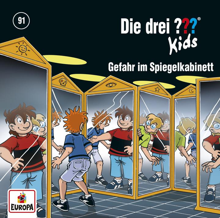 Produktbild Die drei DREI FRAGEZEICHEN kids 91 - Gefahr im Spiegelkabinett (Boris Pfeiffer, Deutsch)