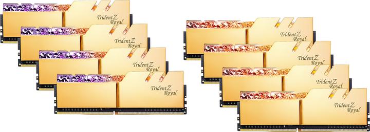 Image du produit G.Skill TridentZ Royal 64GB DDR4 3600-14, (8x8GB), F4-3600C14Q2-64GTRGB (8 x 8GB, 3600 MHz, RAM DDR4, DIMM)