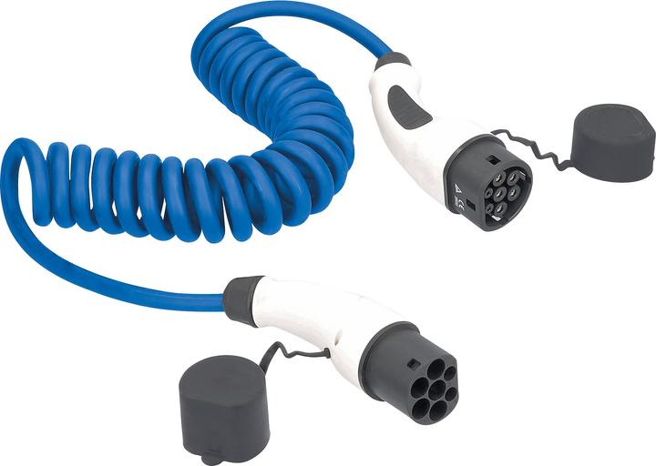 Produktbild As - Schwabe Elektroauto Spiralladekabel Mode 3 Typ 2 (Typ 2, 3.60 kW, 16 A, 5 m)