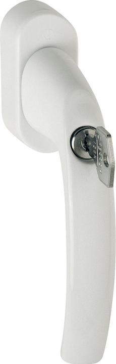 Immagine prodotto Hoppe Maniglia per finestra Atlanta 0530S/US952 alluminio F9016 / bianco traffico 32-42 mm con serratura (Maniglia della porta)
