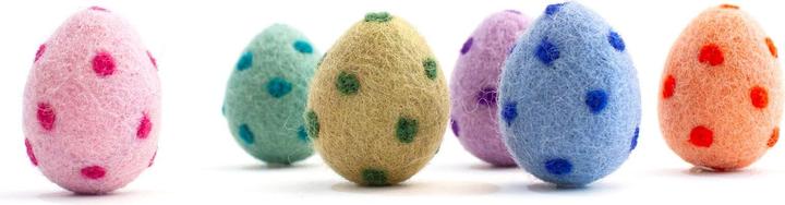 Actual product image LucyBalu RAINBOW EGGS Katzenbälle (Catmint toy)