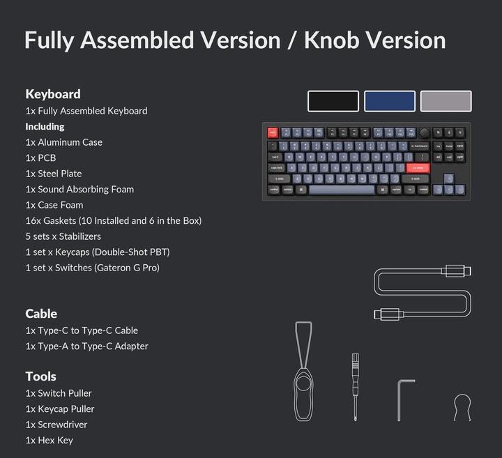 Produktbild Keychron Q3 Knob Version (US, Kabelgebunden)