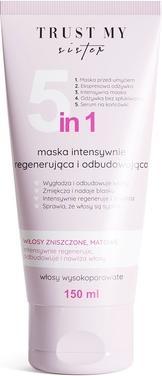 Image du produit Trust Masque capillaire régénérant 5 en 1 pour cheveux à forte porosité 150ml (150 ml)