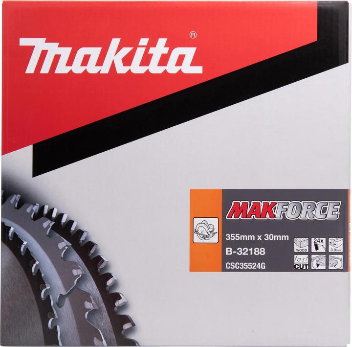 Produktbild Makita MAKFORCE Sägeb. 355x30x24Z