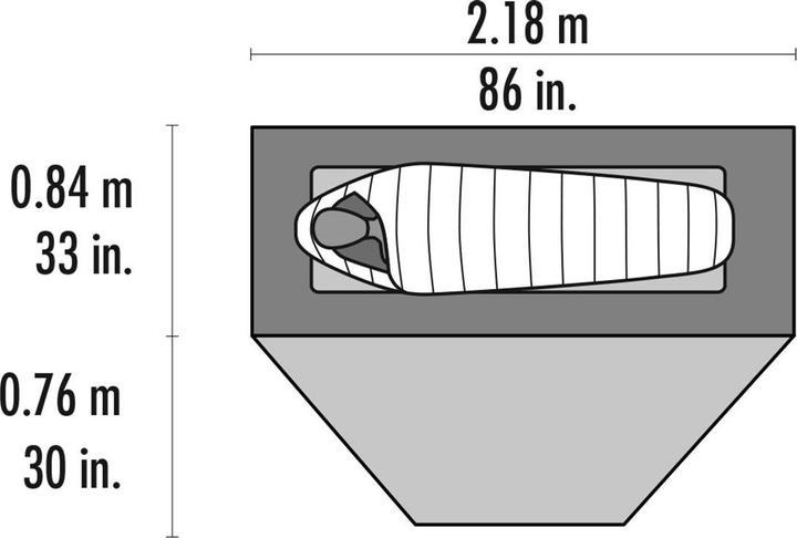 Actual product image Msr elixir (Dome tent, 2.16 kg, 1 person)