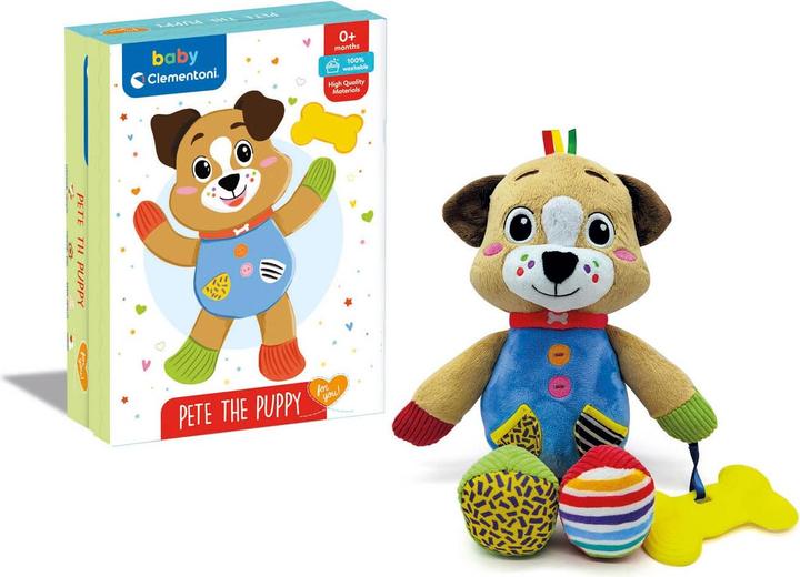 Actual product image Clementoni Baby - soft toy Pete the Puppy (30 cm)