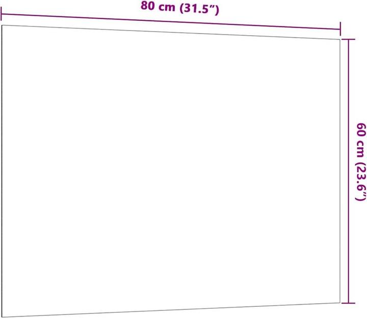 Actual product image VidaXL Maternus (Magnet board, 80 x 60 cm)