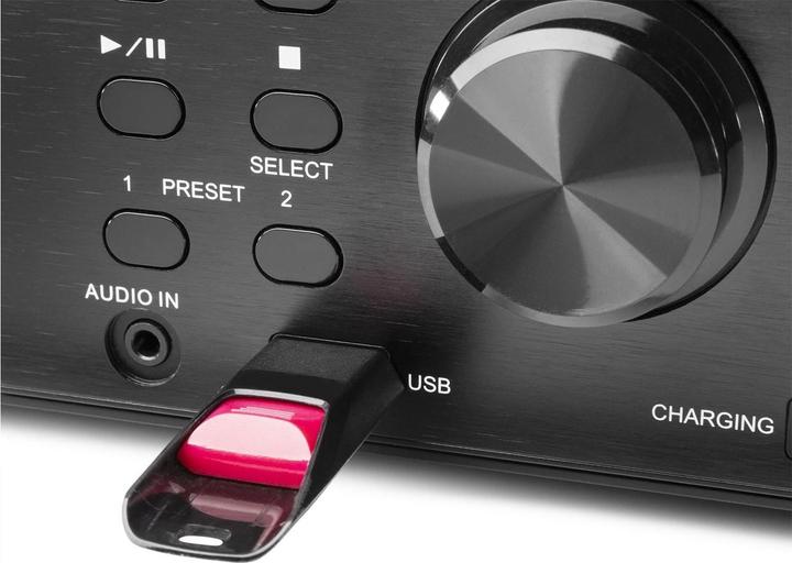 Image du produit Audizio Radio/Lecteur CD Prato Noir (FM, DAB+ DAB, Bluetooth)
