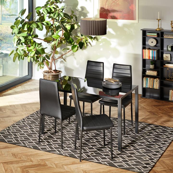 Image du produit tectake Essgruppe Berlin (120 x 70 x 75 cm)