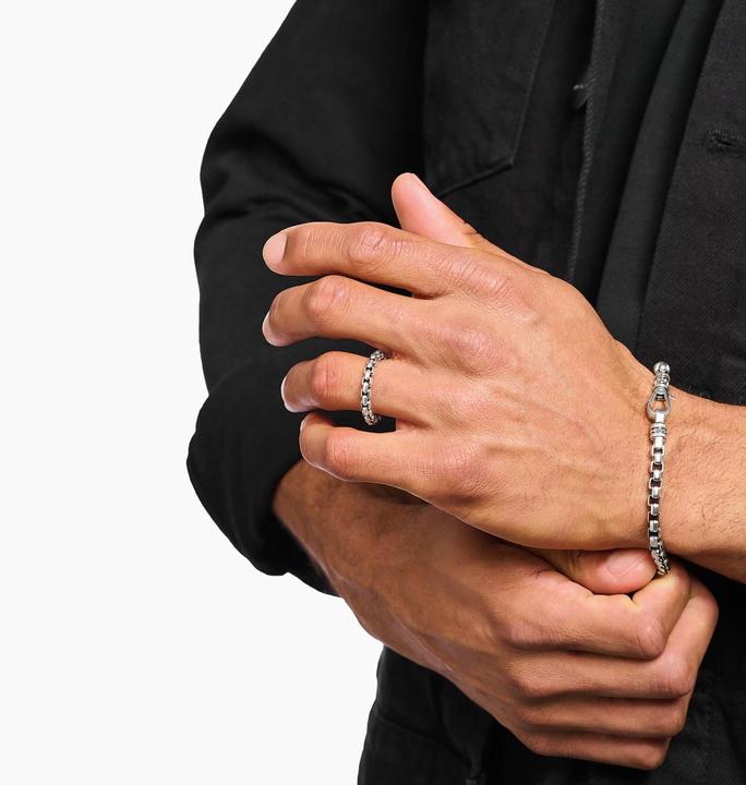 Actual product image Thomas Sabo Ring Box Chain Silber (60, 925 Silver)