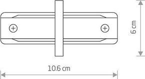 Image du produit Nowodvorski Connecteur pour rail encastré 8968