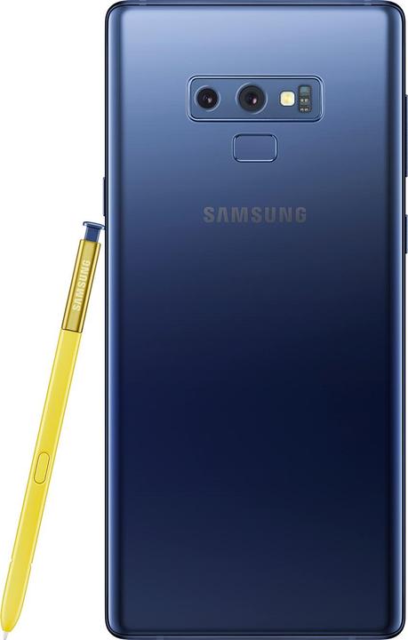 Actual product image Samsung Galaxy Note 9 EU (128 GB, Ocean Blue, 6.40", Hybrid Dual SIM, 12 Mpx, 4G)