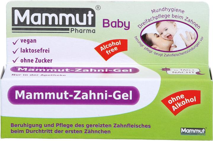 Mammut Zahni-Gel Baby Dreifachpflege beim Zahnen, 10 ml Gel (1 x, 10 ml)