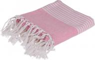 Produktbild Ootb Rosa/Weisses Fouta-Hamamtuch (für Sauna & Strand) (80 x 170 cm)