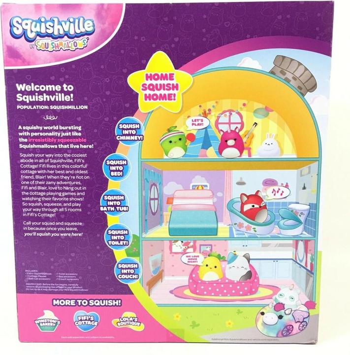 Produktbild Squishmallows Squishville Maison de Fifi (28 cm)