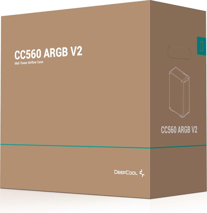 Image du produit Deepcool CC560 ARGB V2 bk (ATX, Mini-ITX, mATX)