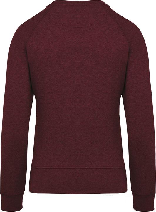 Kariban Damen Sweatshirt mit Rundhalsausschnitt aus Bio-Baumwolle