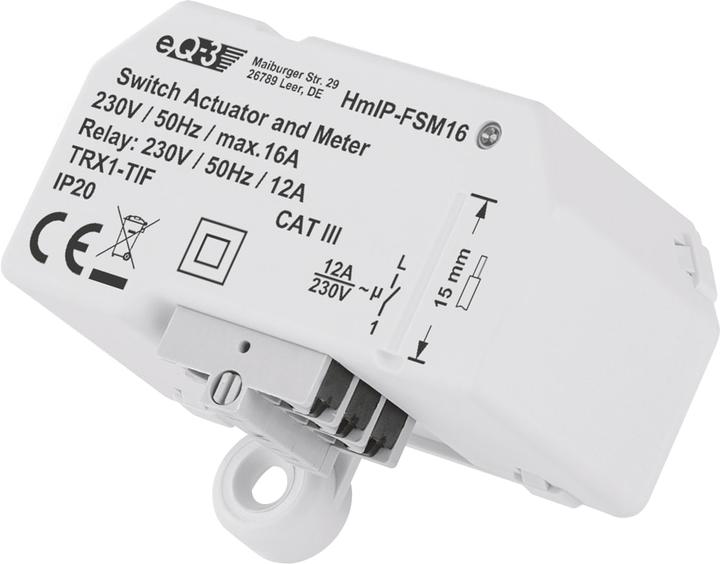 Produktbild EQ-3 Schalt-Mess-Aktor 1-fach 16 A (Schaltaktor)