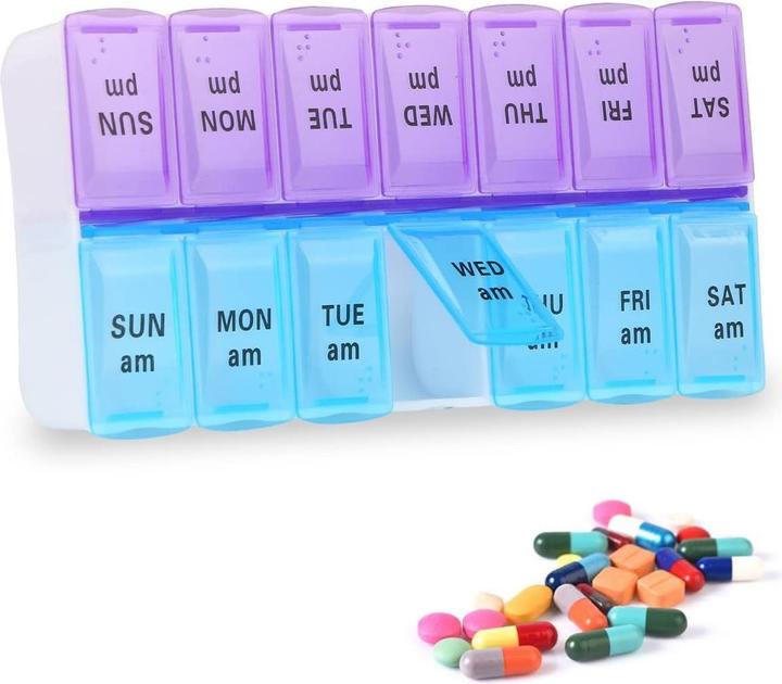 Cbx Tablet box 7 days - morning and evening