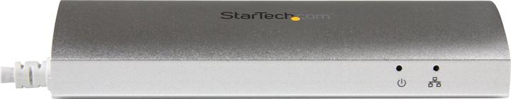 Produktbild StarTech 3 Port mobiler USB 3.0 Hub plus Gigabit Ethernet - Aluminium USB Hub mit Gigabit Ethernet Adapter (USB-A, 4 Ports)
