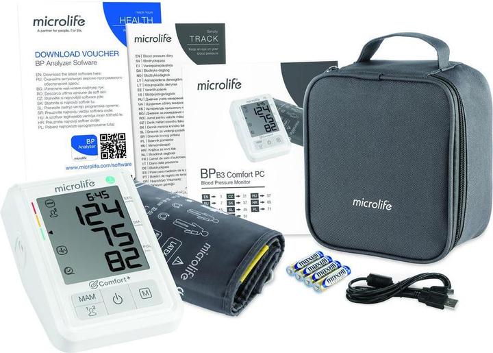Produktbild Microlife BP B3 Comfort (Blutdruckmessgerät Oberarm)