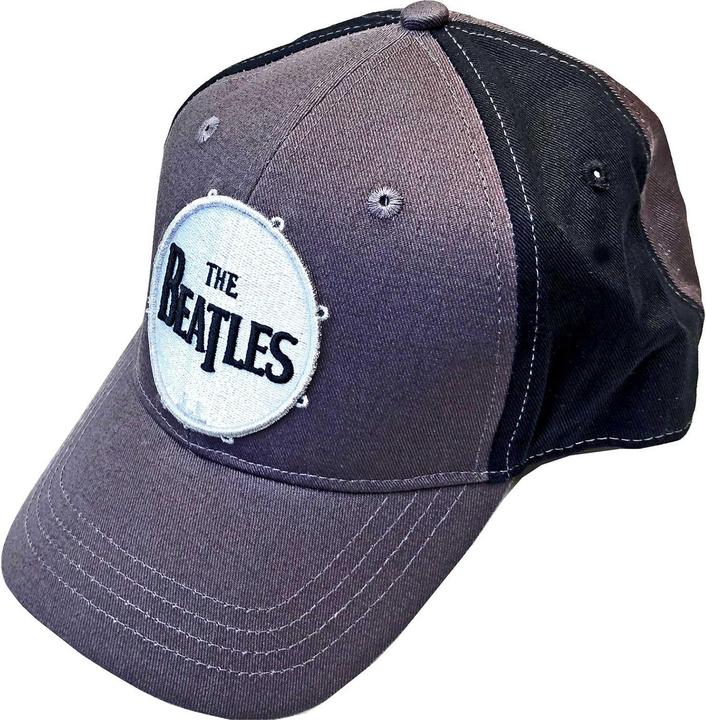 The Beatles Drum Logo (Black Grey) Baseball Cap