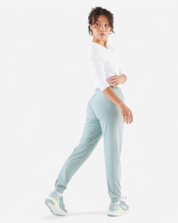 Immagine prodotto Kalenji Women's Running Breathable Trousers-Kiprun Run 500 Dry-Green (W35)