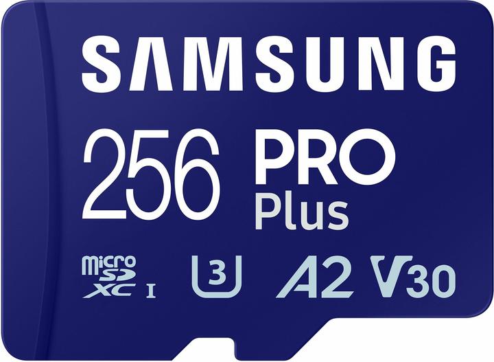 Produktbild Samsung PRO Plus mit USB-Cardreader (256 GB, microSDXC, U3, UHS-I)